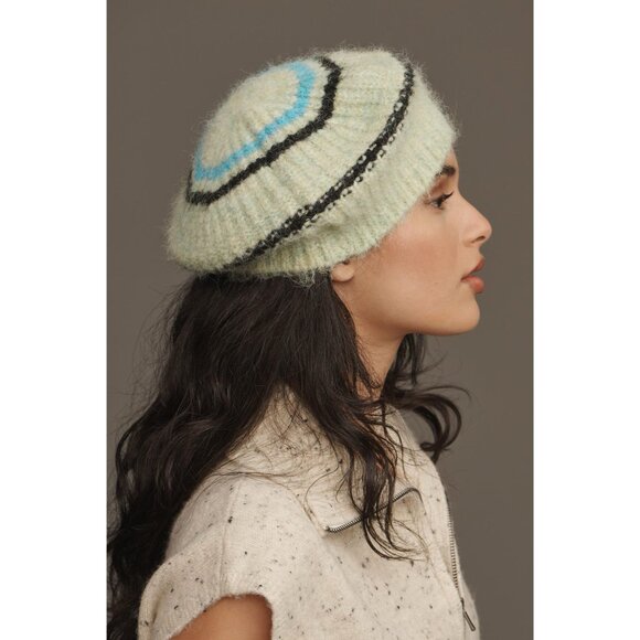 Anthropologie Accessories - By Anthropologie Graphic Knit Beret